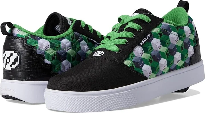 Heelys Minecraft Pro 20 Boys Shoes Black/Green/White : Men's 11 M, Canvas