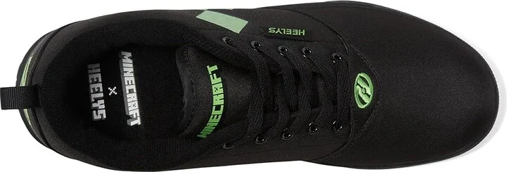 Heelys Pro 20 Minecraft Boy's Shoes Black/Green : Men's 9 M, Canvas/Textile - Image 2