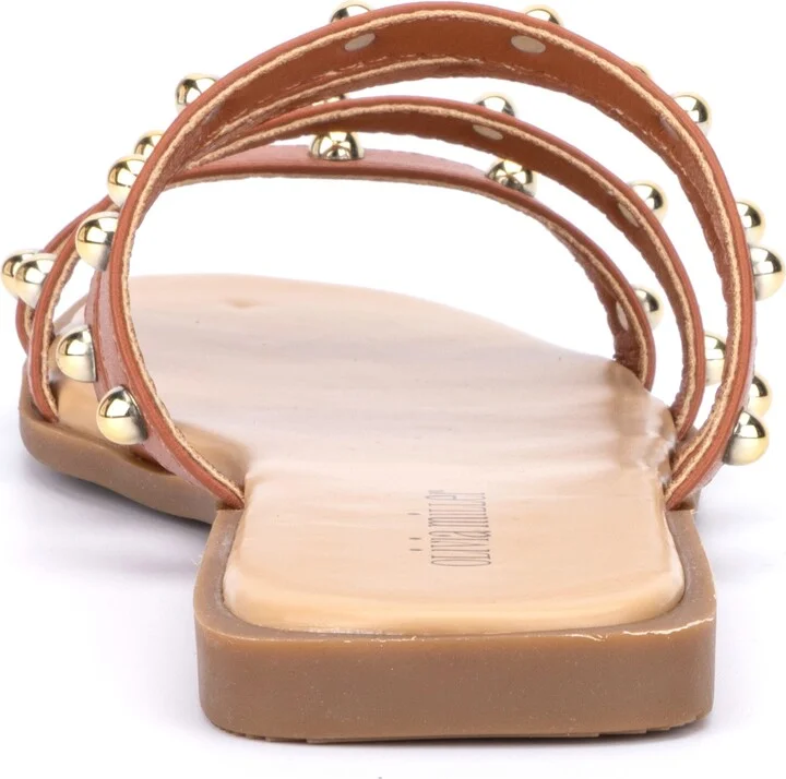 Heidi Cabochon Stud Slide Sandal - Image 2