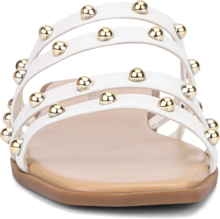 Heidi Cabochon Stud Slide Sandal - Image 5