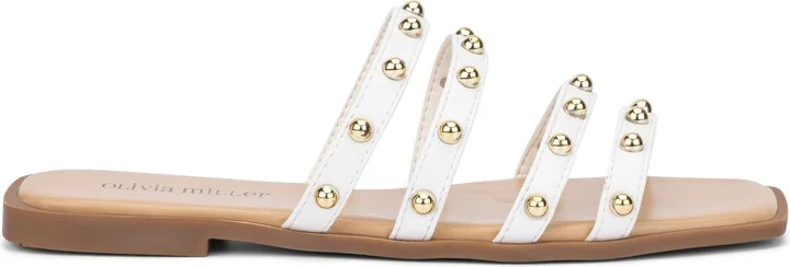 Heidi Cabochon Stud Slide Sandal - Image 7