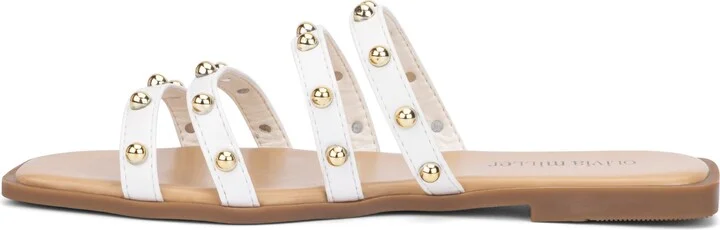 Heidi Cabochon Stud Slide Sandal - Image 9