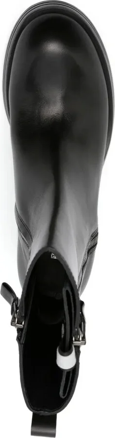 Heidi zip-up brushed-leather boots - Image 4
