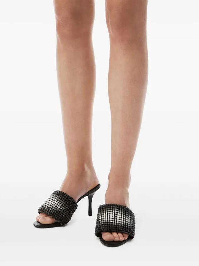 Heiress 85mm crystal mules - Image 5