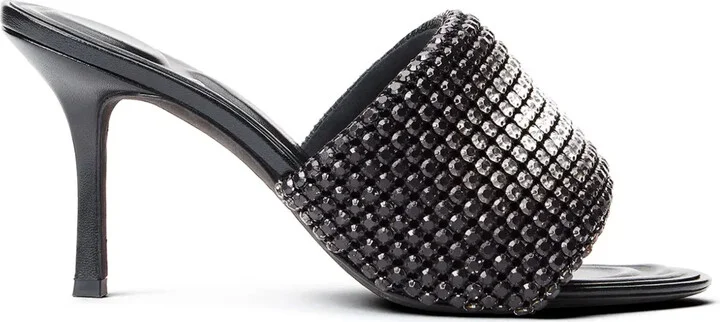 Heiress 85mm crystal mules