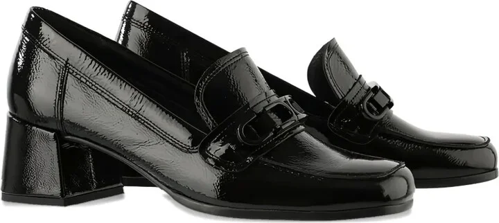 Helen block-heel patent loafers - Image 2