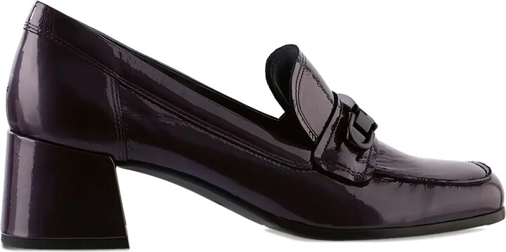 Helen block-heel patent loafers