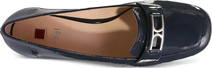 Helen patent-leather block-heel loafers - Image 4