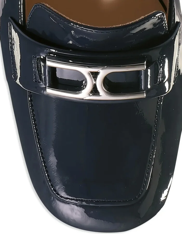 Helen patent-leather block-heel loafers - Image 5