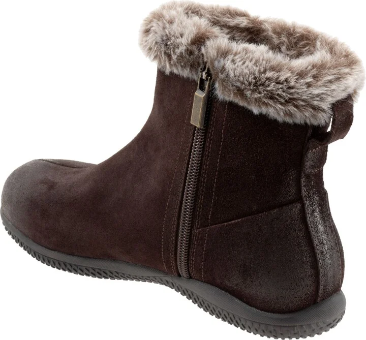 Helena Faux Fur Trim Bootie - Image 2