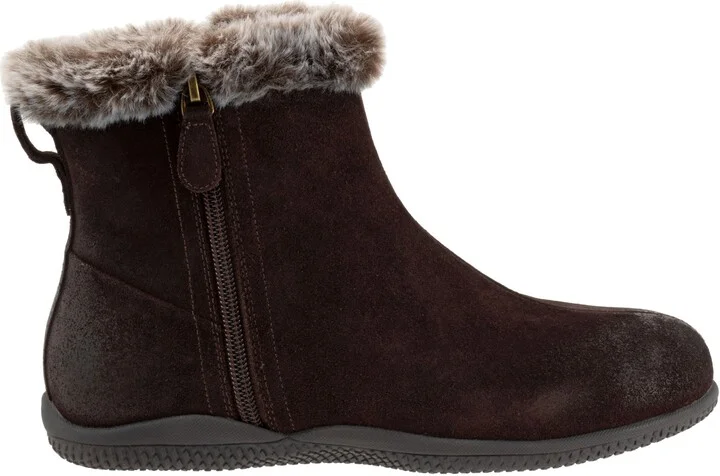 Helena Faux Fur Trim Bootie - Image 3