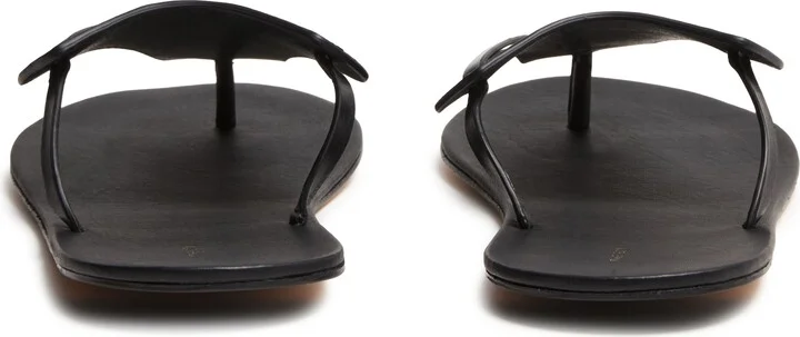 Helena flip flop sandals in leather - Image 4