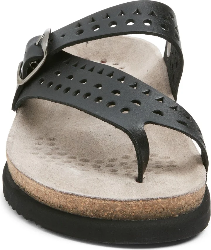 Helena Perforated Toe Loop Sandal - Image 4