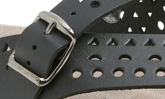Helena Perforated Toe Loop Sandal - Image 7