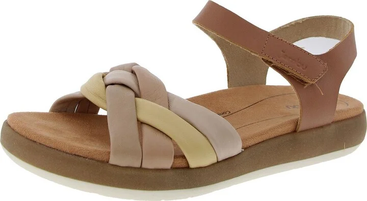 Helena Womens Adjustable Leather Ankle Strap