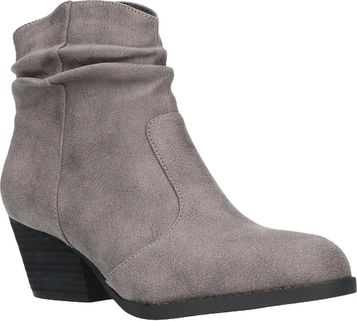 Helena Womens Round Toe Slouchy Booties