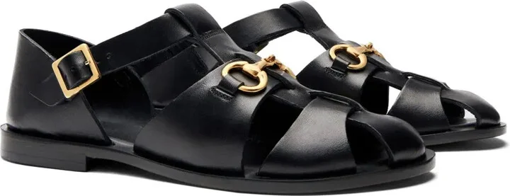 Helene leather sandals - Image 2
