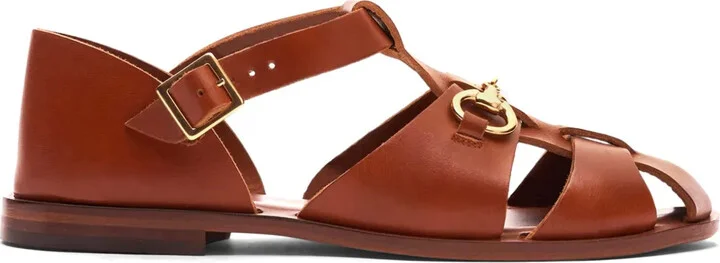 Helene leather sandals