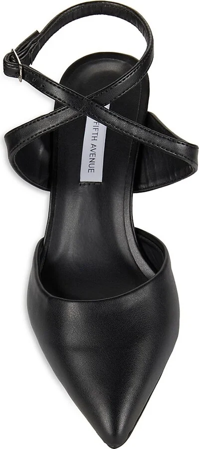 Helene Pewter Crisscross Pumps - Image 5