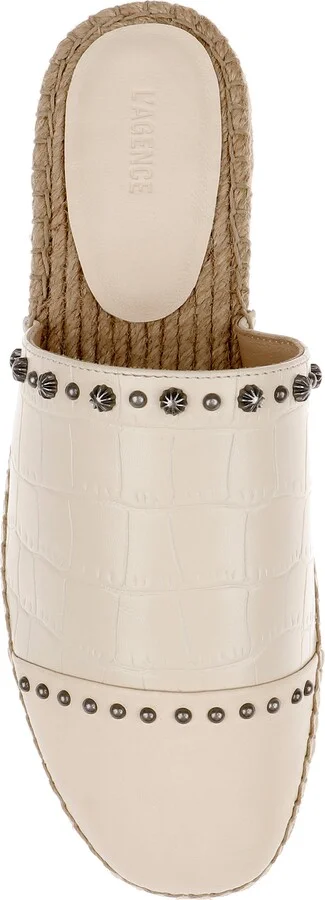 Helenor Croc Embossed Mule - Image 5