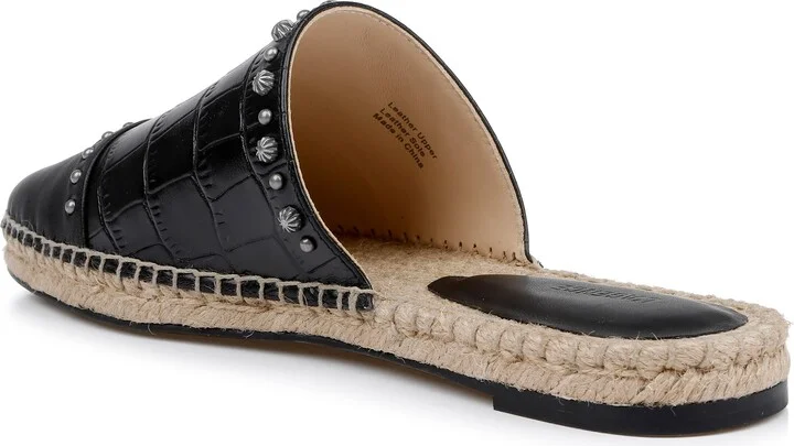 Helenor Croc Embossed Mule - Image 8