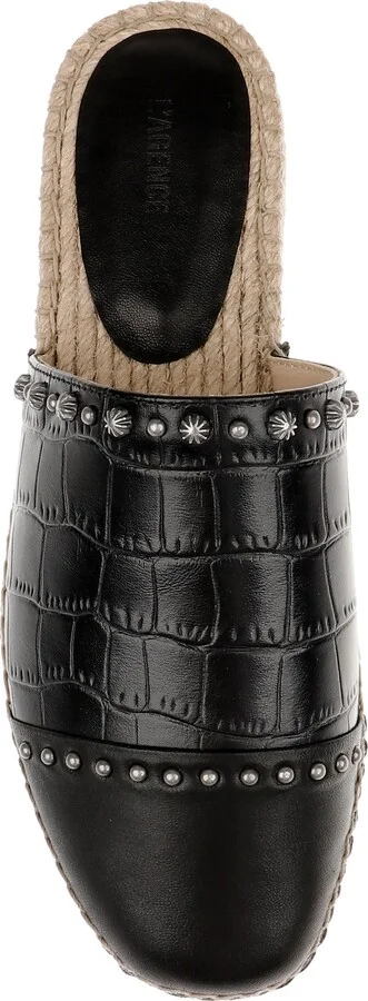 Helenor Croc Embossed Mule - Image 11