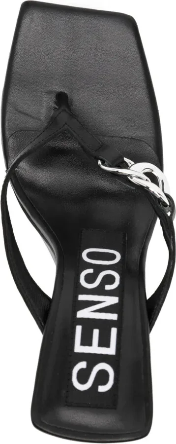 Helga I leather wedge sandals - Image 4