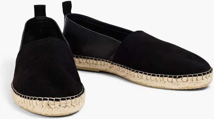 Helio leather and suede espadrilles - Image 2