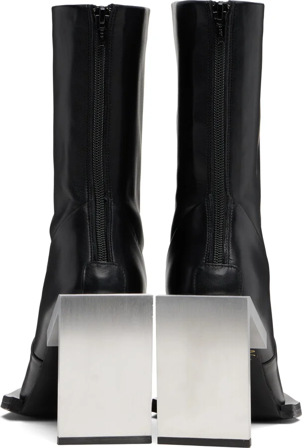 HELIOT EMIL Black Ankle-High Boots - Image 2