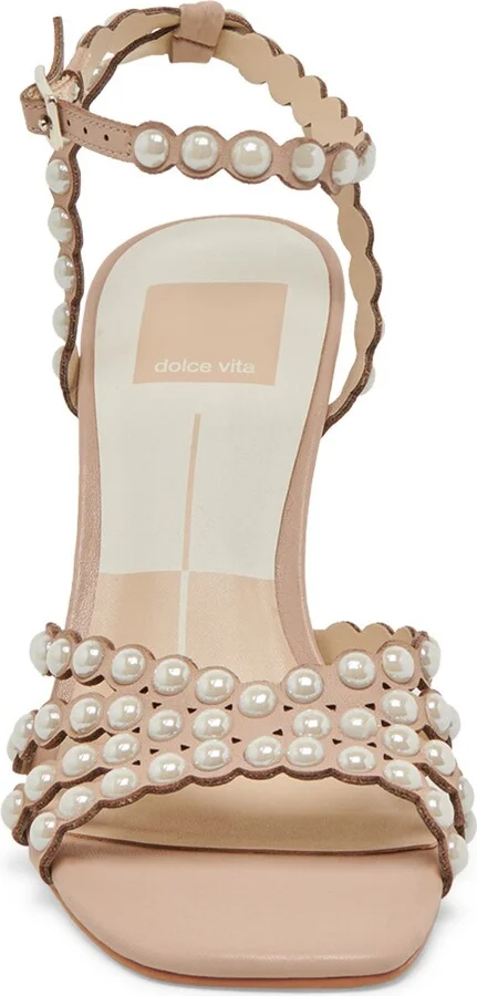 Hellen Pearly Bead Ankle Strap Sandal - Image 4