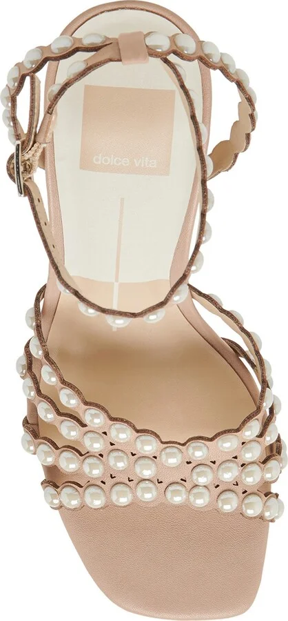 Hellen Pearly Bead Ankle Strap Sandal - Image 5