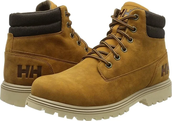 Helly Hansen Fremont Men's Shoes Honey Wheat/Beluga/Boulder : 7 D - Medium, Leather