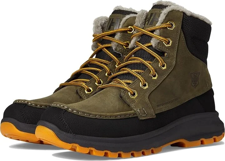 Helly Hansen Garibaldi V3 Men's Shoes Utility Green/Black : 7 D - Medium, Textile/Leather