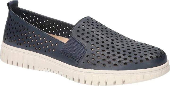 Navy Leather