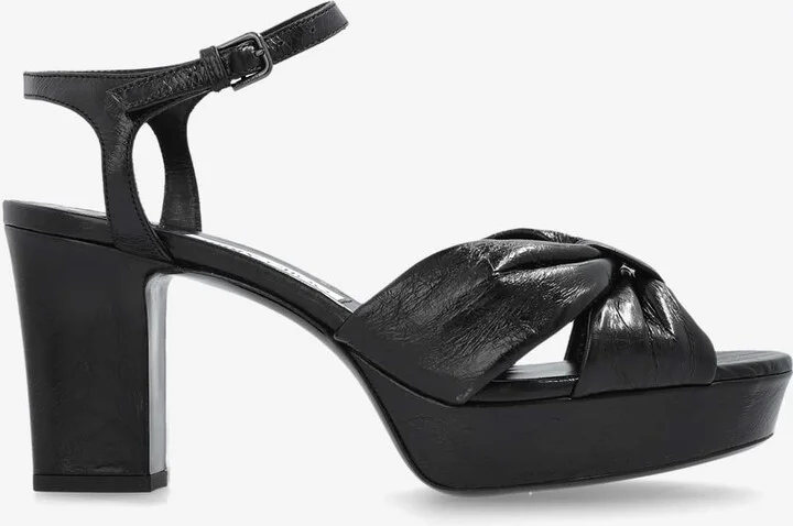Heloise 80 Leather Platform Sandals