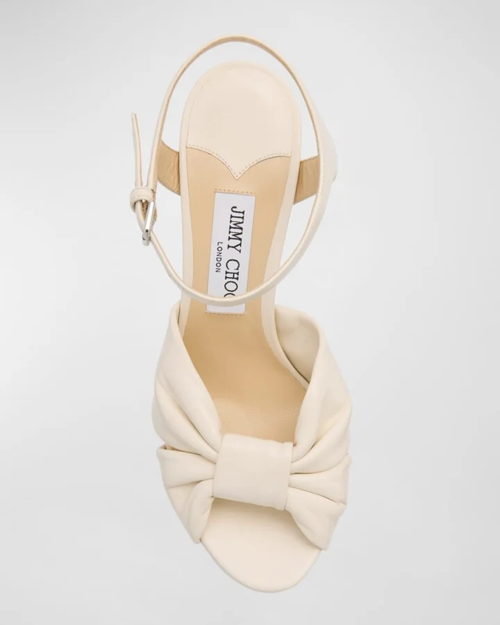 Heloise Leather Ankle-Strap Platform Sandals - Image 9