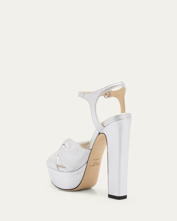 Heloise Leather Platform Sandals - Image 10