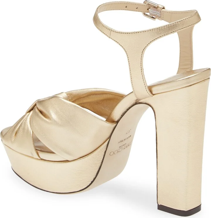 Heloise Metallic Platform Sandal - Image 2