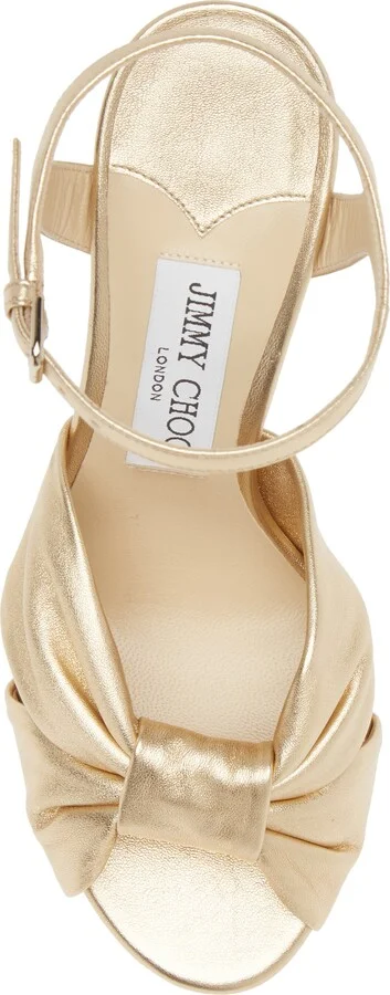 Heloise Metallic Platform Sandal - Image 5