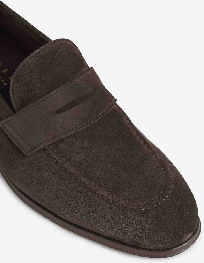 Henderson Baracco Suede Leather Moccasins - Image 5