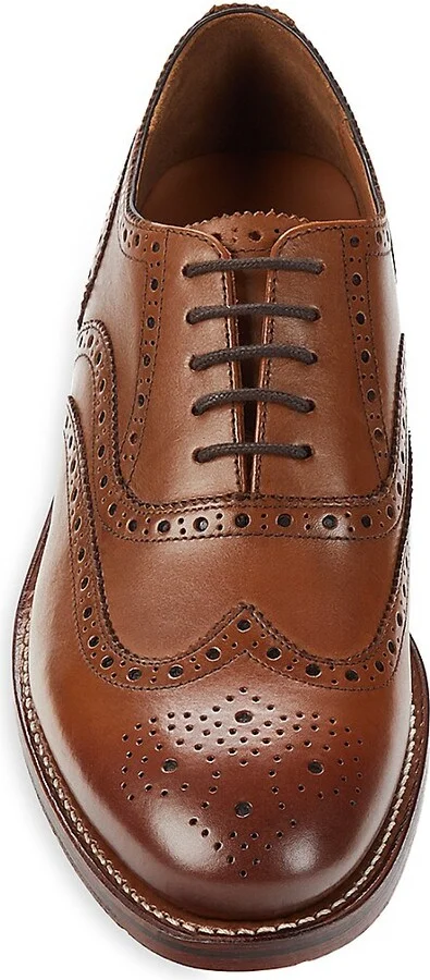 Hendrix Leather Wingtip Brogues - Image 5
