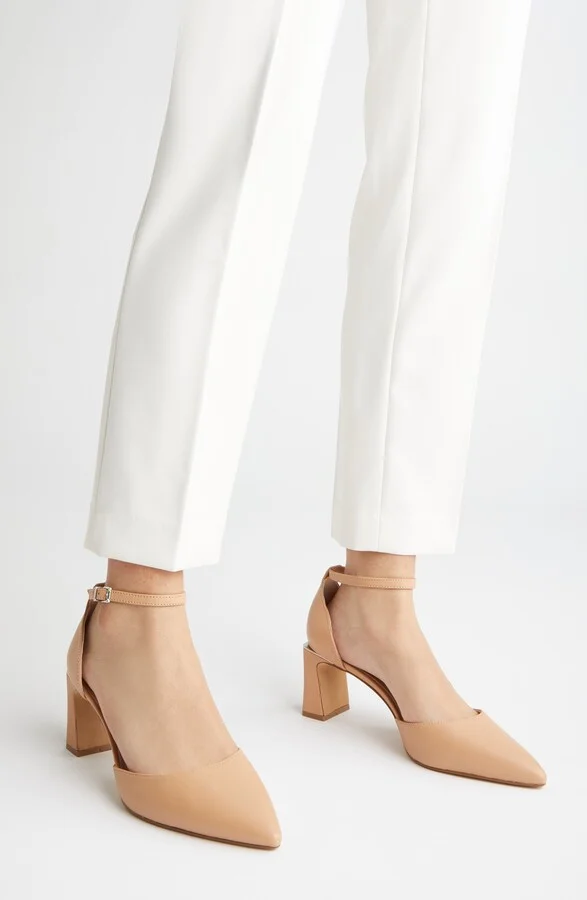 Hendriy Ankle Strap Pointed Toe Pump - Image 9