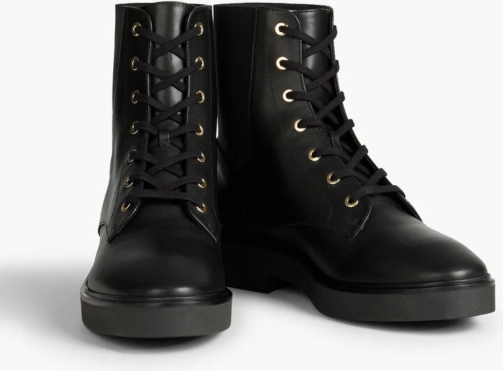 Henley leather combat boots - Image 3