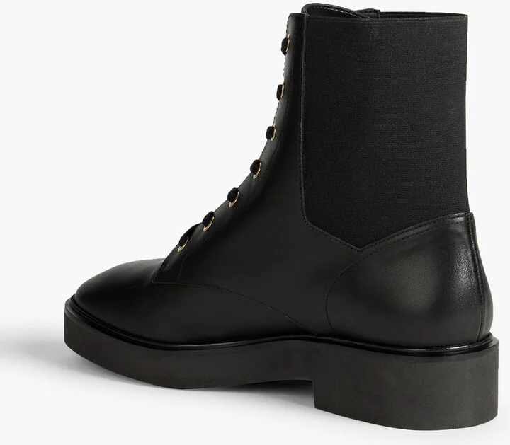 Henley leather combat boots - Image 4