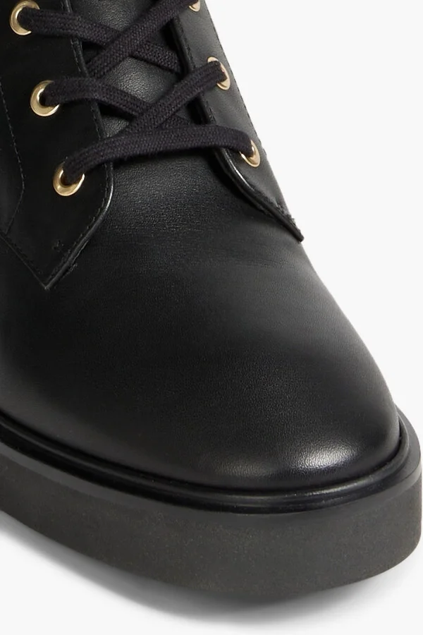 Henley leather combat boots - Image 5