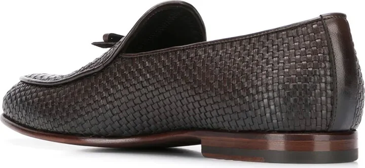 Henri Brown woven loafers - Image 3