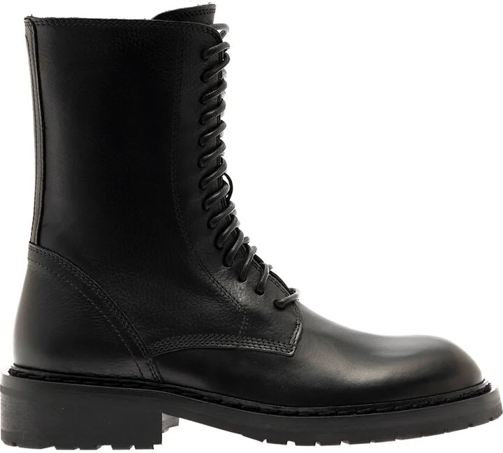 Henrica Leather Ankle Boots Woman Ann Demeulemeester