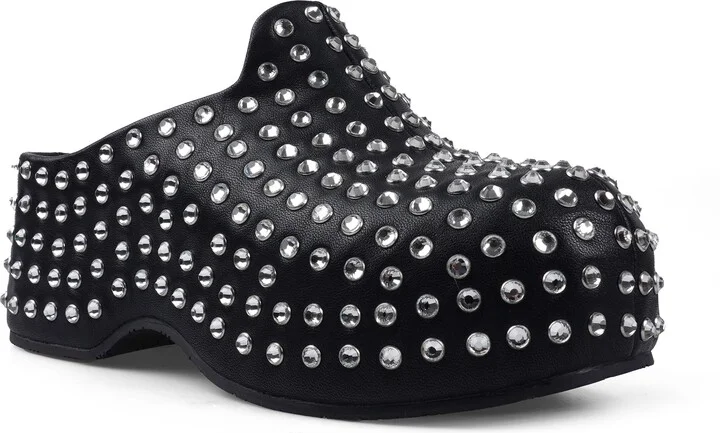 Henrietta Crystal Studded Clog
