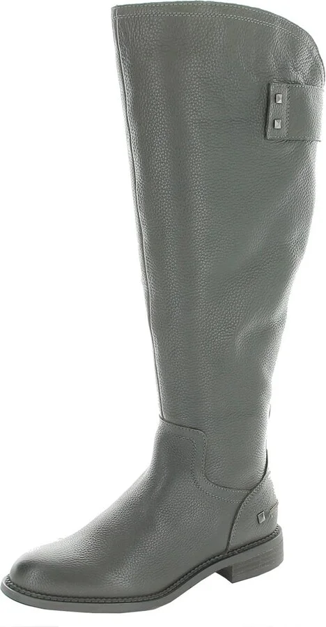 Henrietta Womens Wide Calf Leather Riding Boots