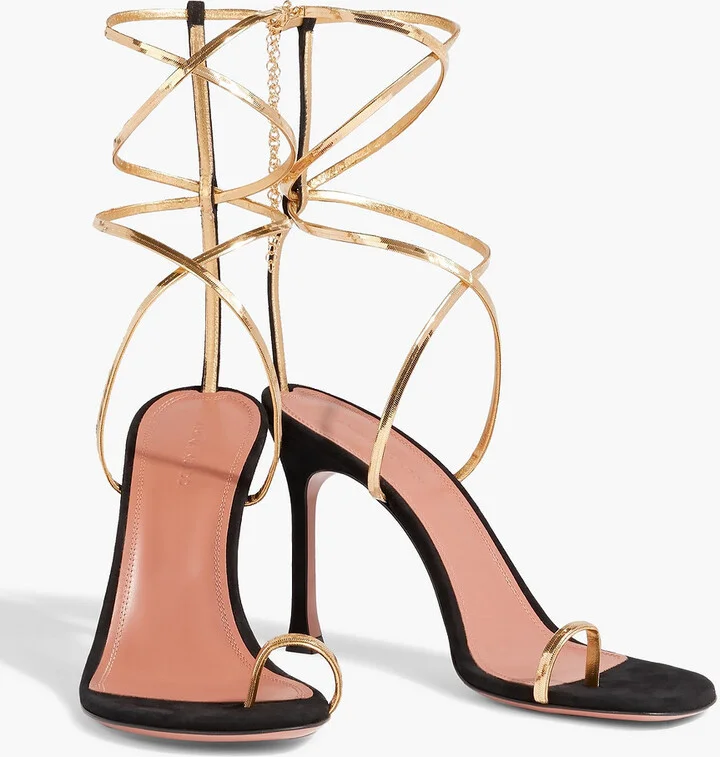 Henson chain-embellished suede sandals - Image 2